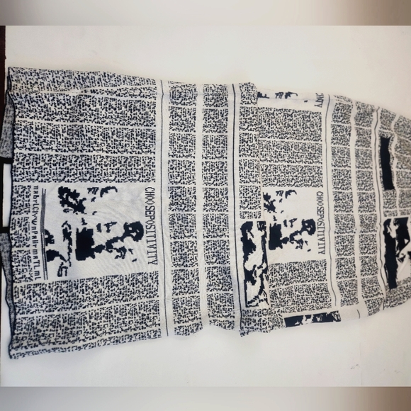 Akira Newspaper Print Long Skirt - Picture 2 of 6